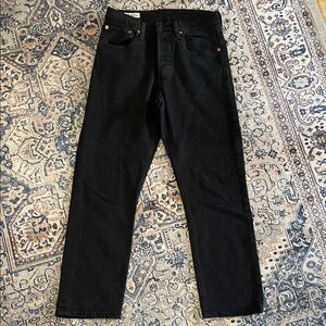 LEVI’S Women Black 501 size 26 inseam 24.5”